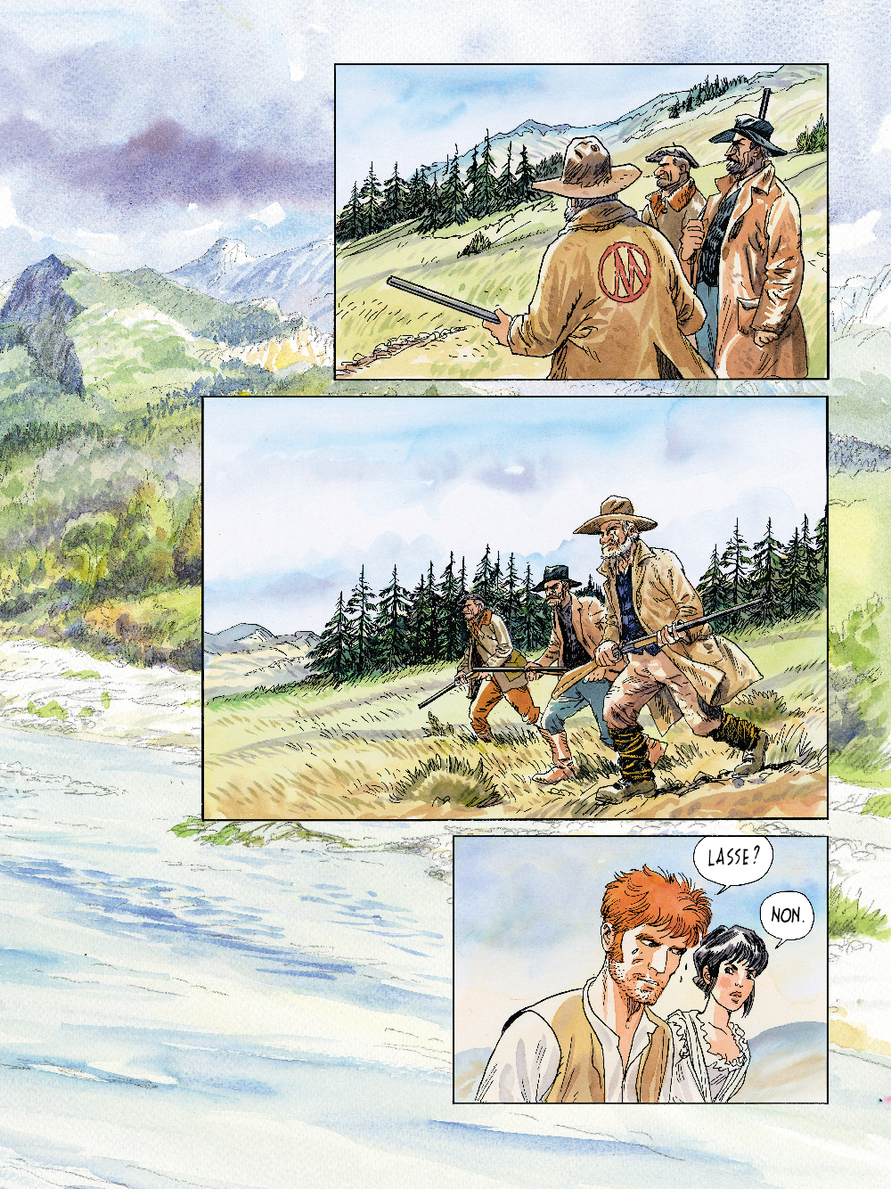 Extrait n°2 de la bd Le Chant du monde par Jacques Ferrandez