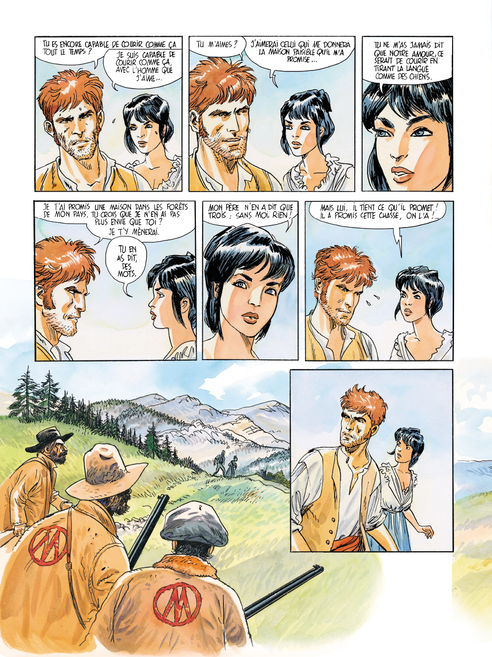 Extrait n°3 de la bd Le Chant du monde par Jacques Ferrandez