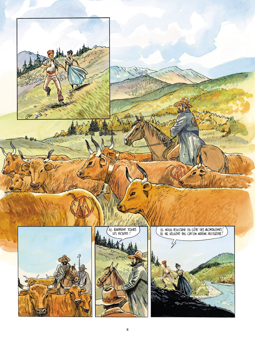 Extrait n°5 de la bd Le Chant du monde par Jacques Ferrandez
