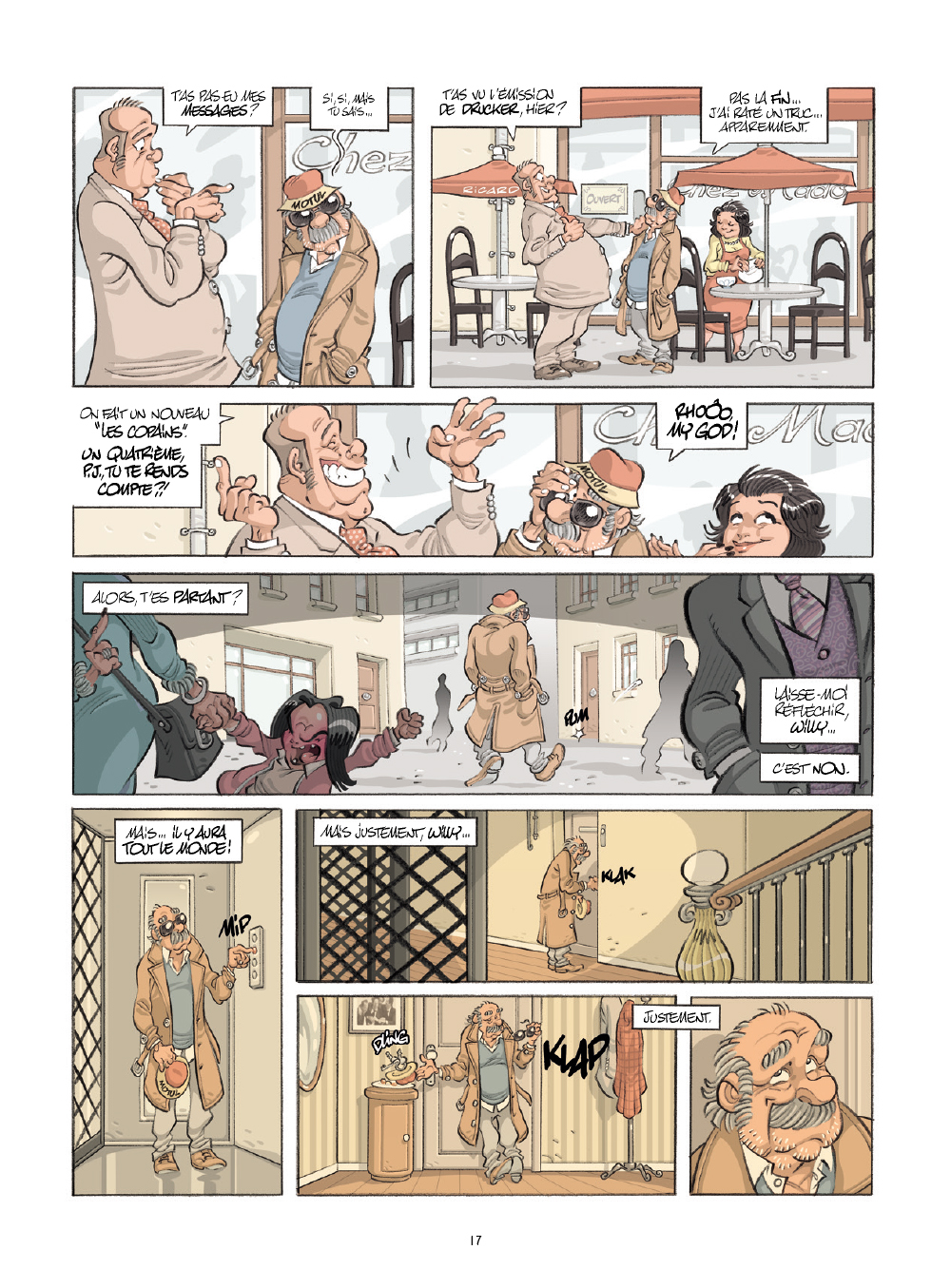 Extrait n°13 de la bd Avec ou sans moustache ? par Efix