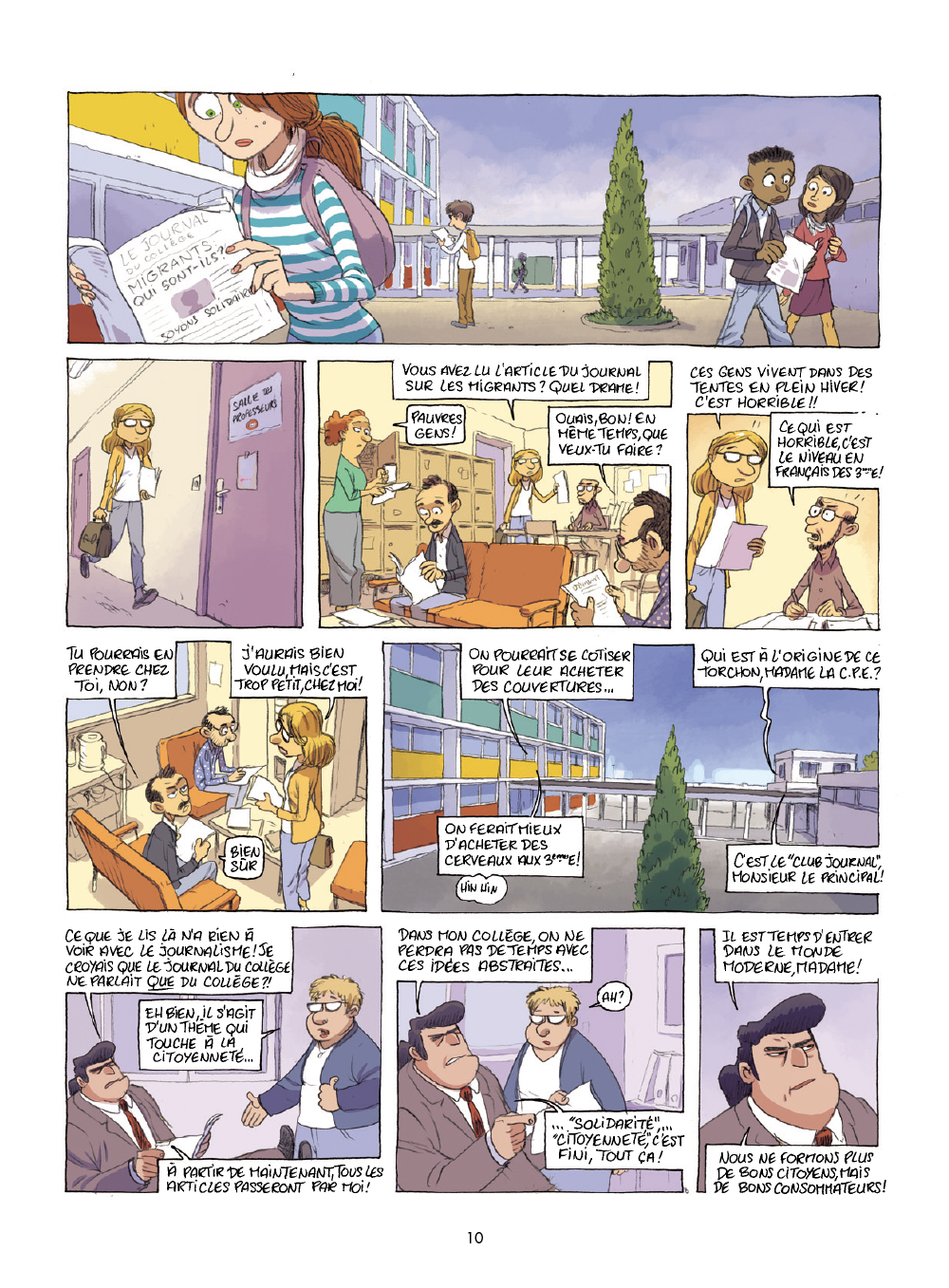 Extrait n°8 de la bd tome 1 par Téhem