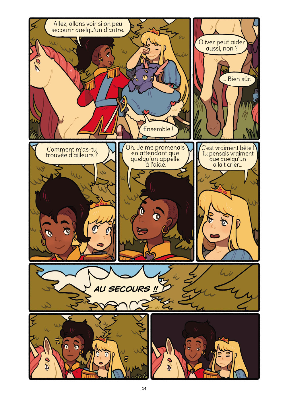 Extrait n°10 de la bd Princesse Princesse par Katie O'Neill