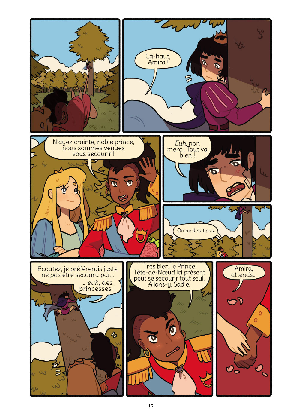 Extrait n°11 de la bd Princesse Princesse par Katie O'Neill