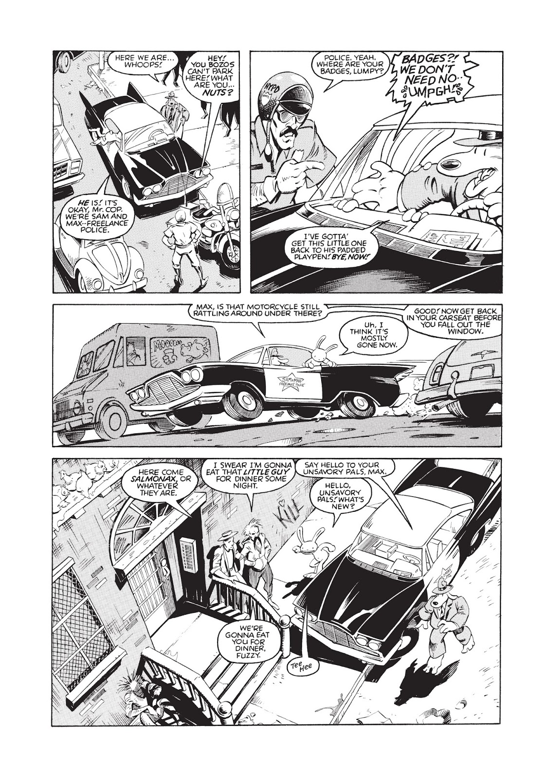 Extrait n°6 du comics par Steve Purcell