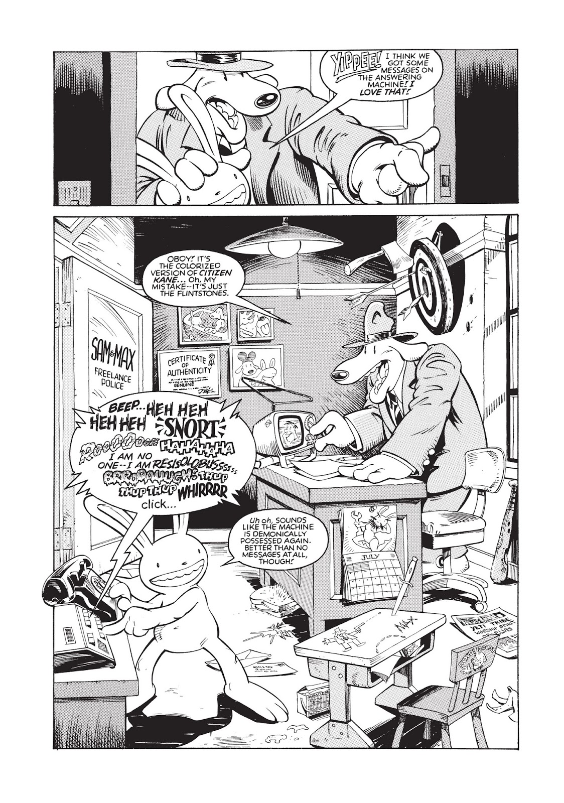 Extrait n°8 du comics par Steve Purcell