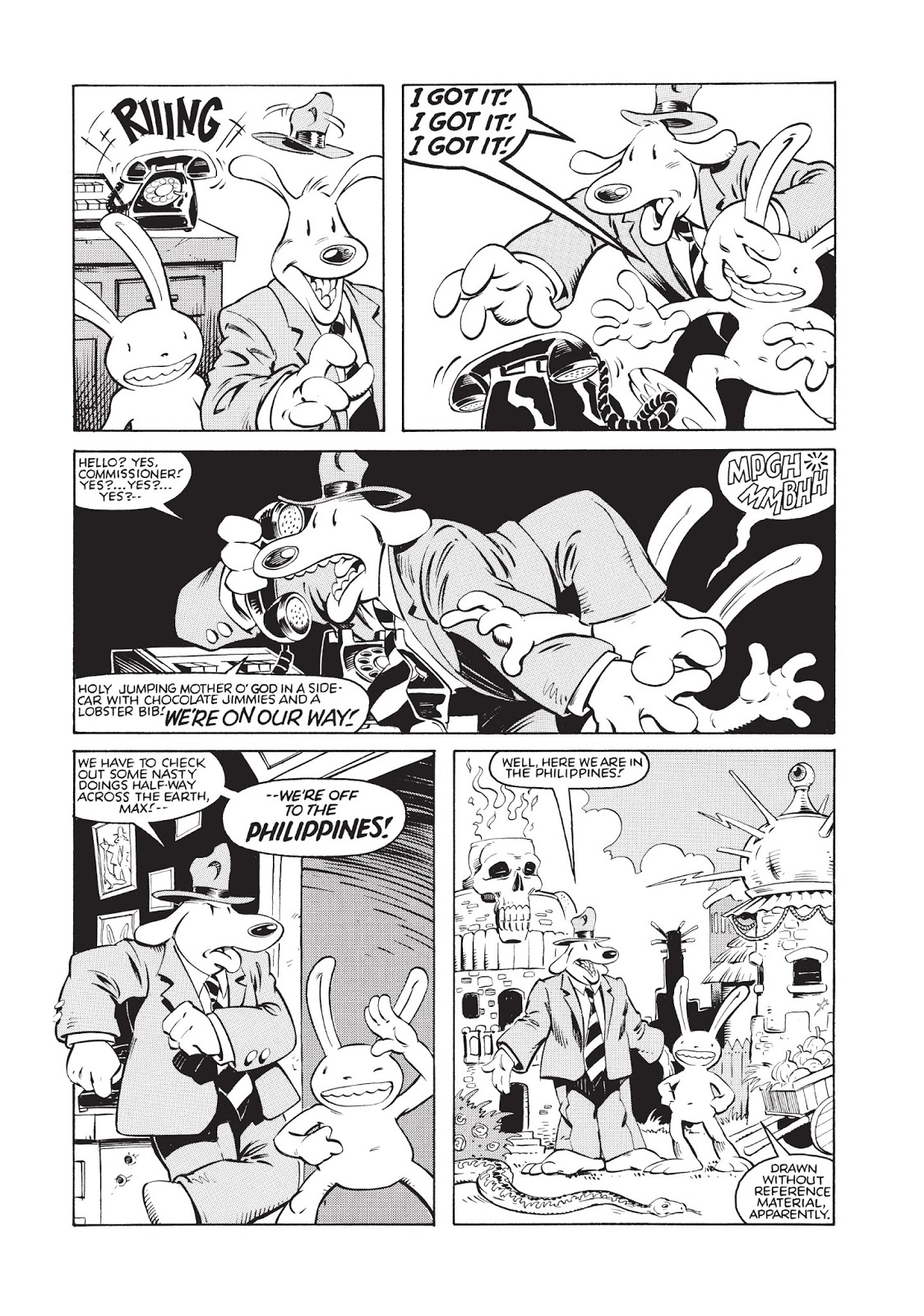Extrait n°9 du comics par Steve Purcell