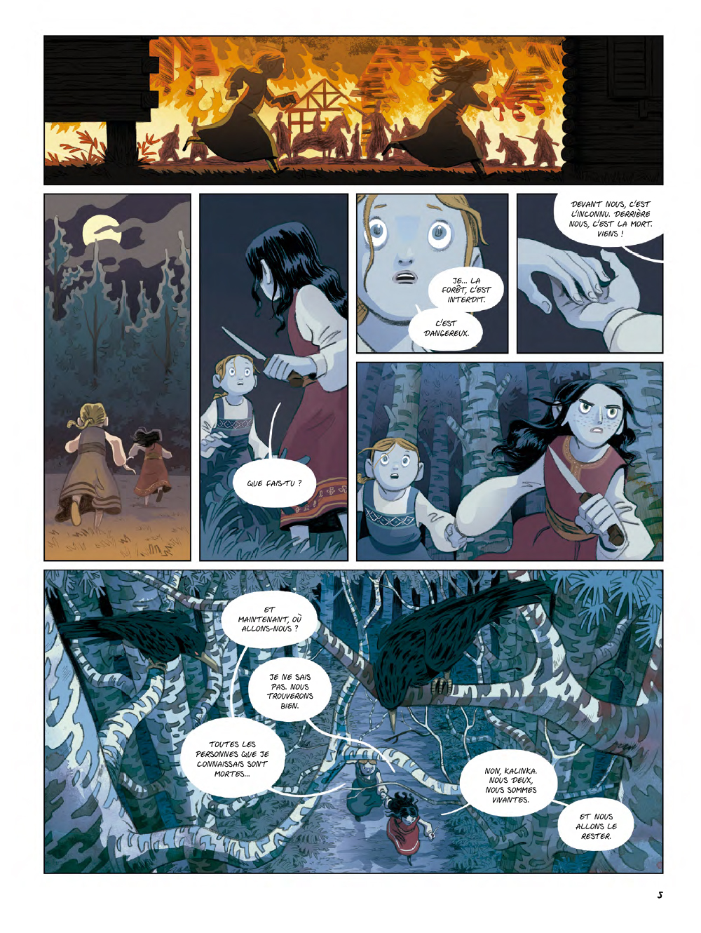 Extrait n°3 de la bd Yaga par Antoine Ozanam