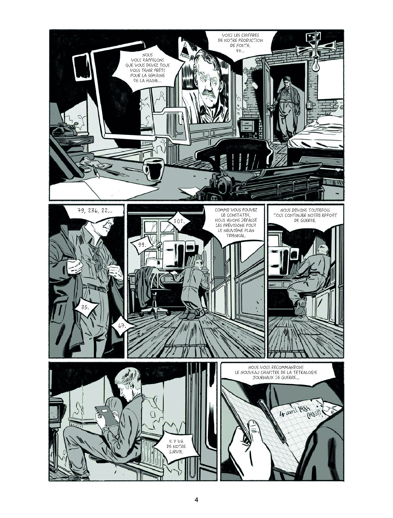 Extrait n°2 de la bd 1984 par Jean-Christophe Derrien