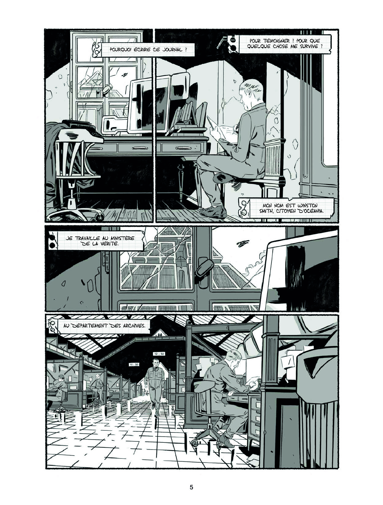 Extrait n°3 de la bd 1984 par Jean-Christophe Derrien