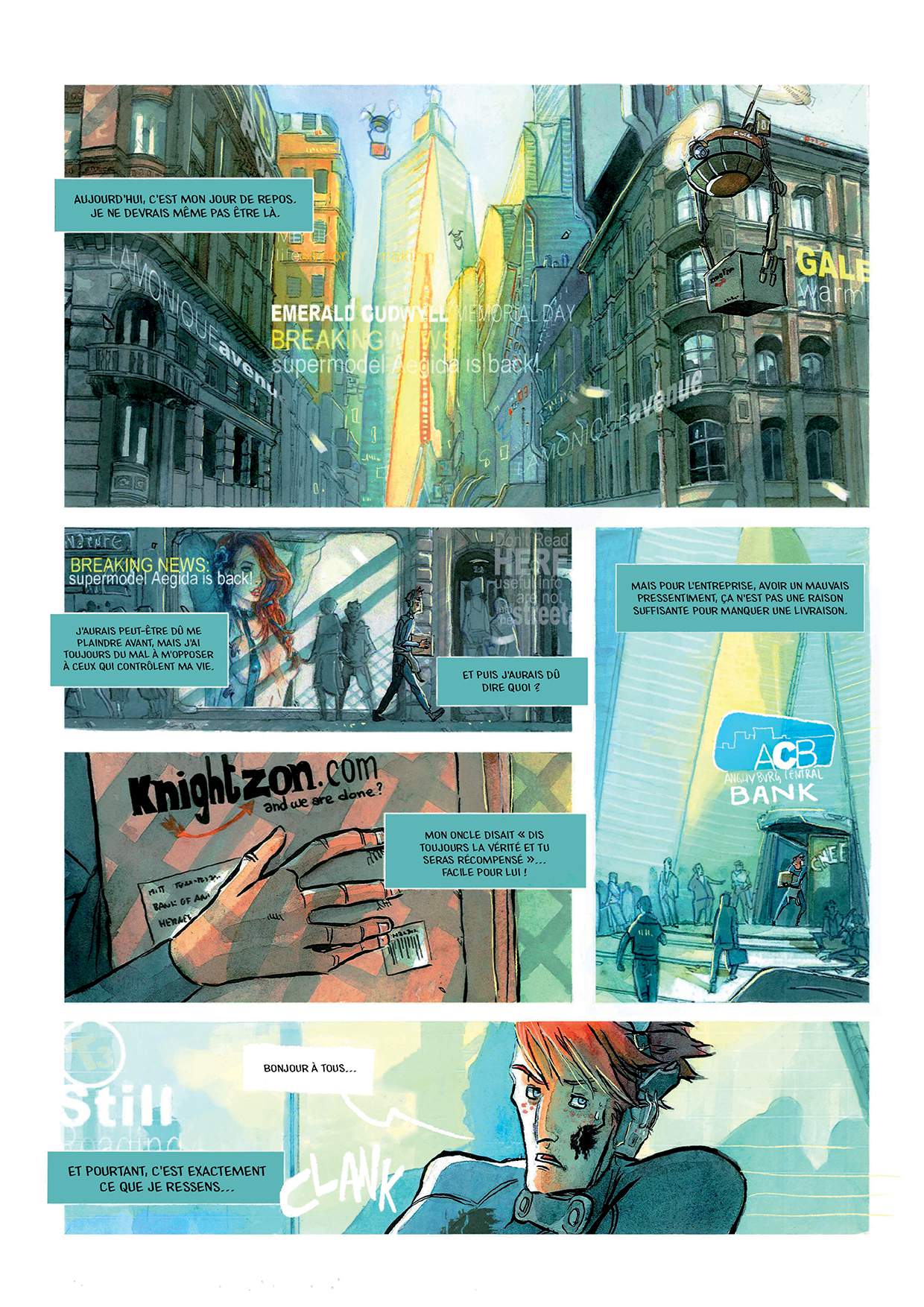 Extrait n°3 de la bd Spada par Alexander Tripood