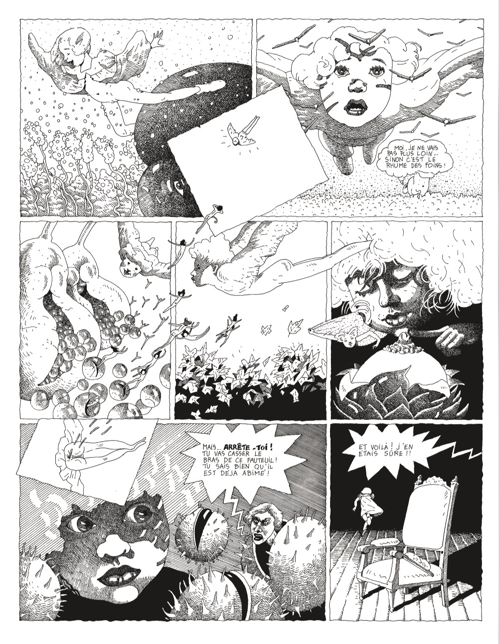 Extrait n°2 Une gamine dans la lune par Nicole Claveloux