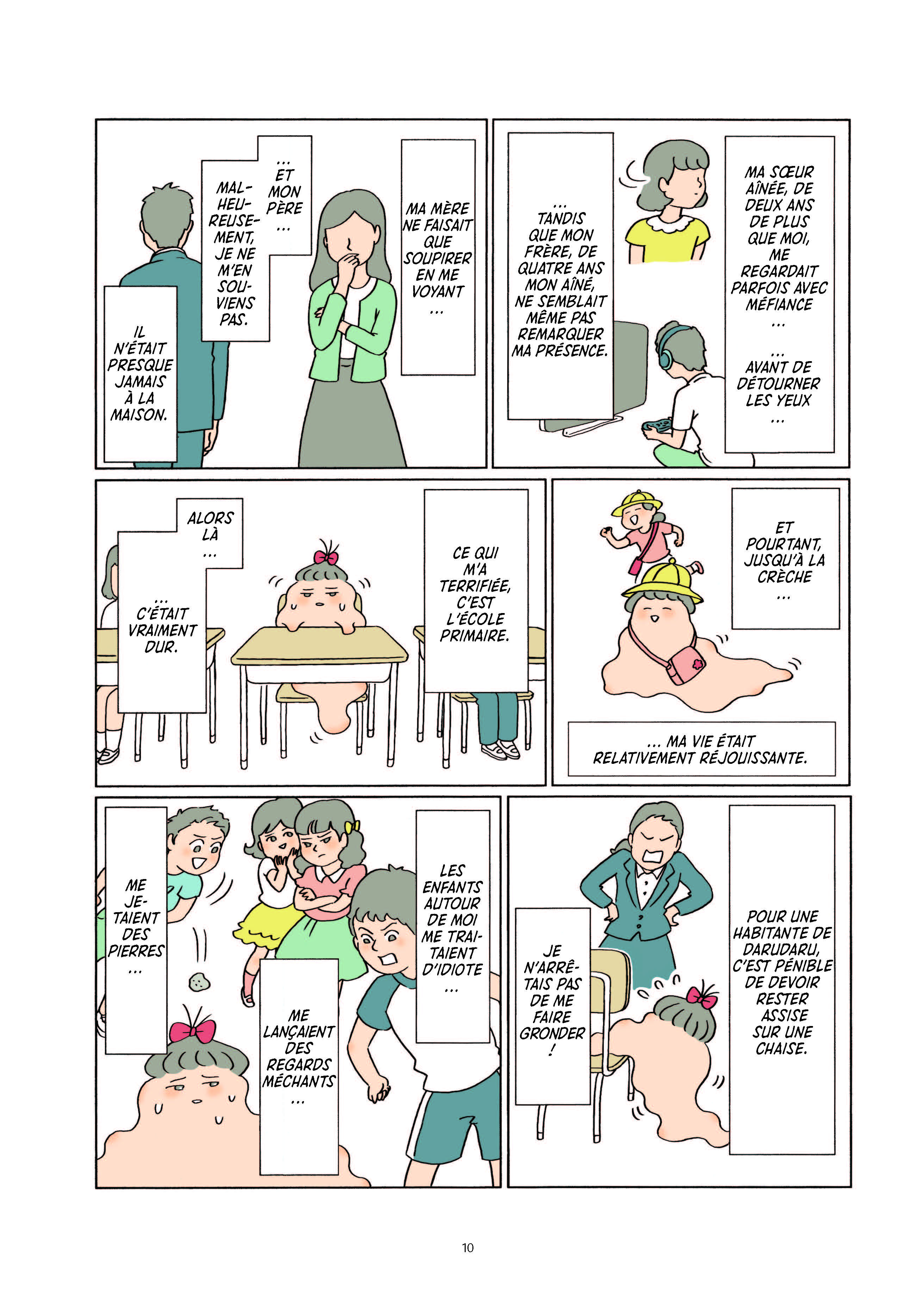 Extrait n°6 du manga Daruchan ou la vie ordinaire de Narumi Maruyama, employée intérimaire par Miyako Slocombe