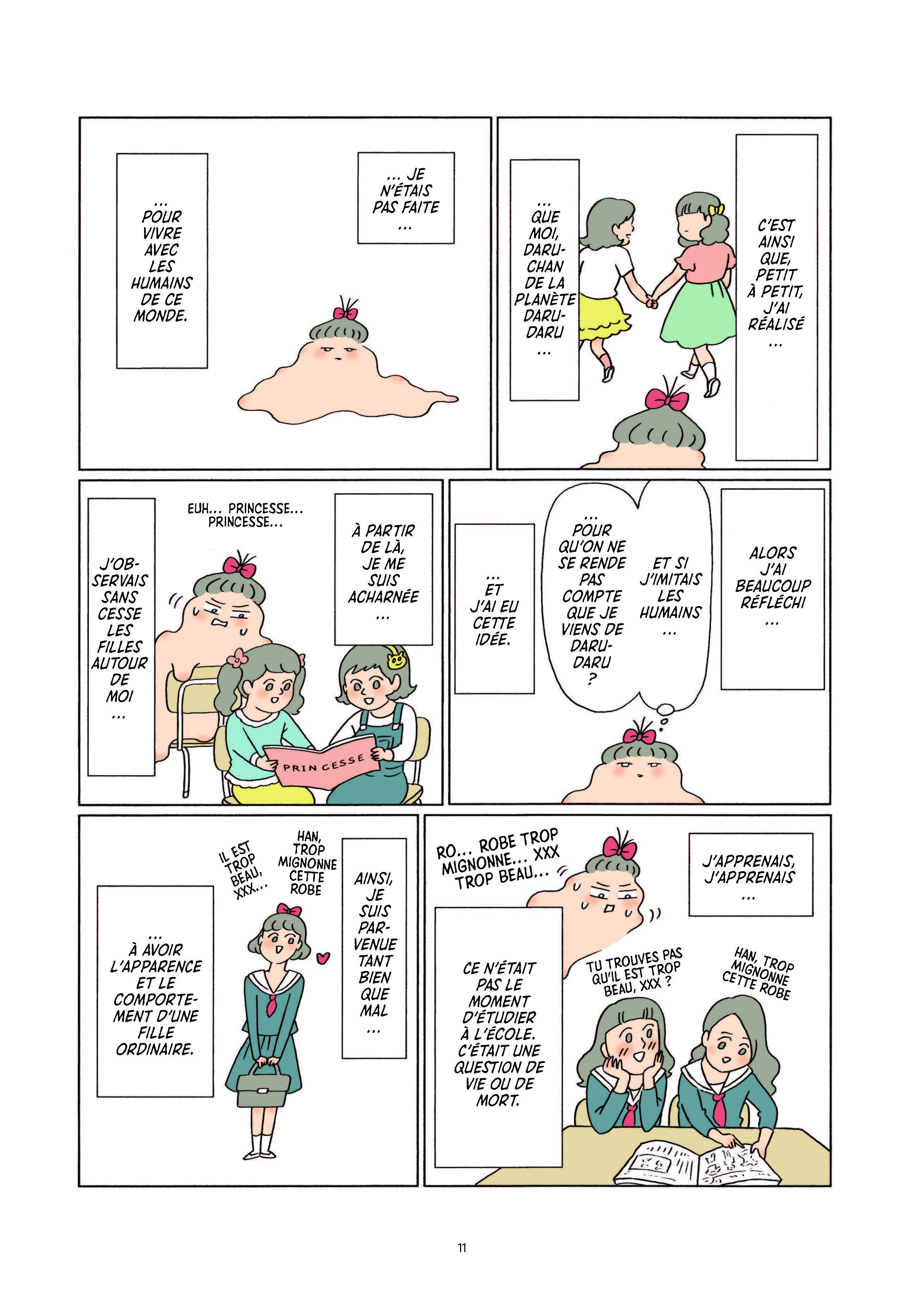 Extrait n°7 du manga Daruchan ou la vie ordinaire de Narumi Maruyama, employée intérimaire par Miyako Slocombe