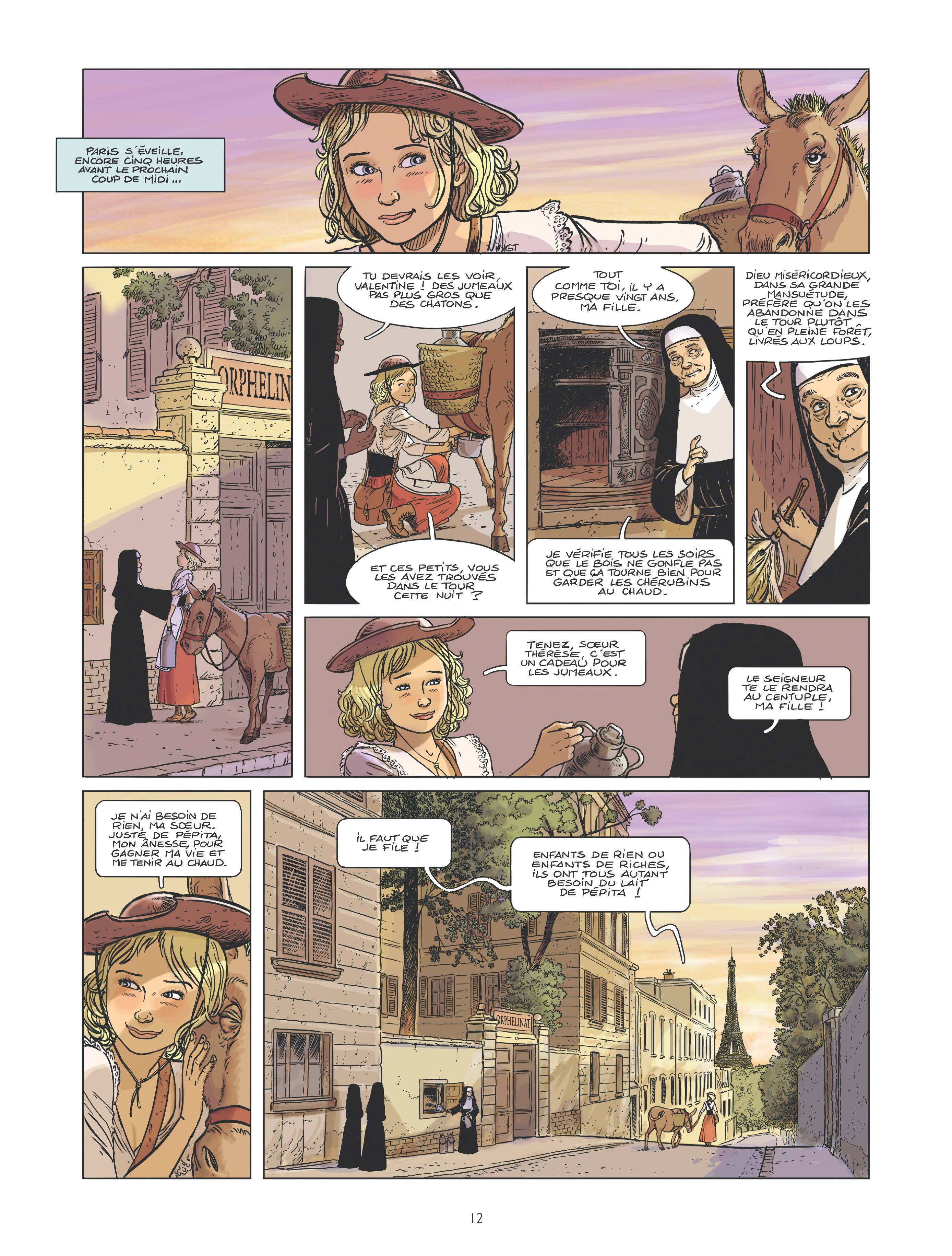 Extrait n°6 de la bd Le canonnier de la Tour Eiffel par Perche