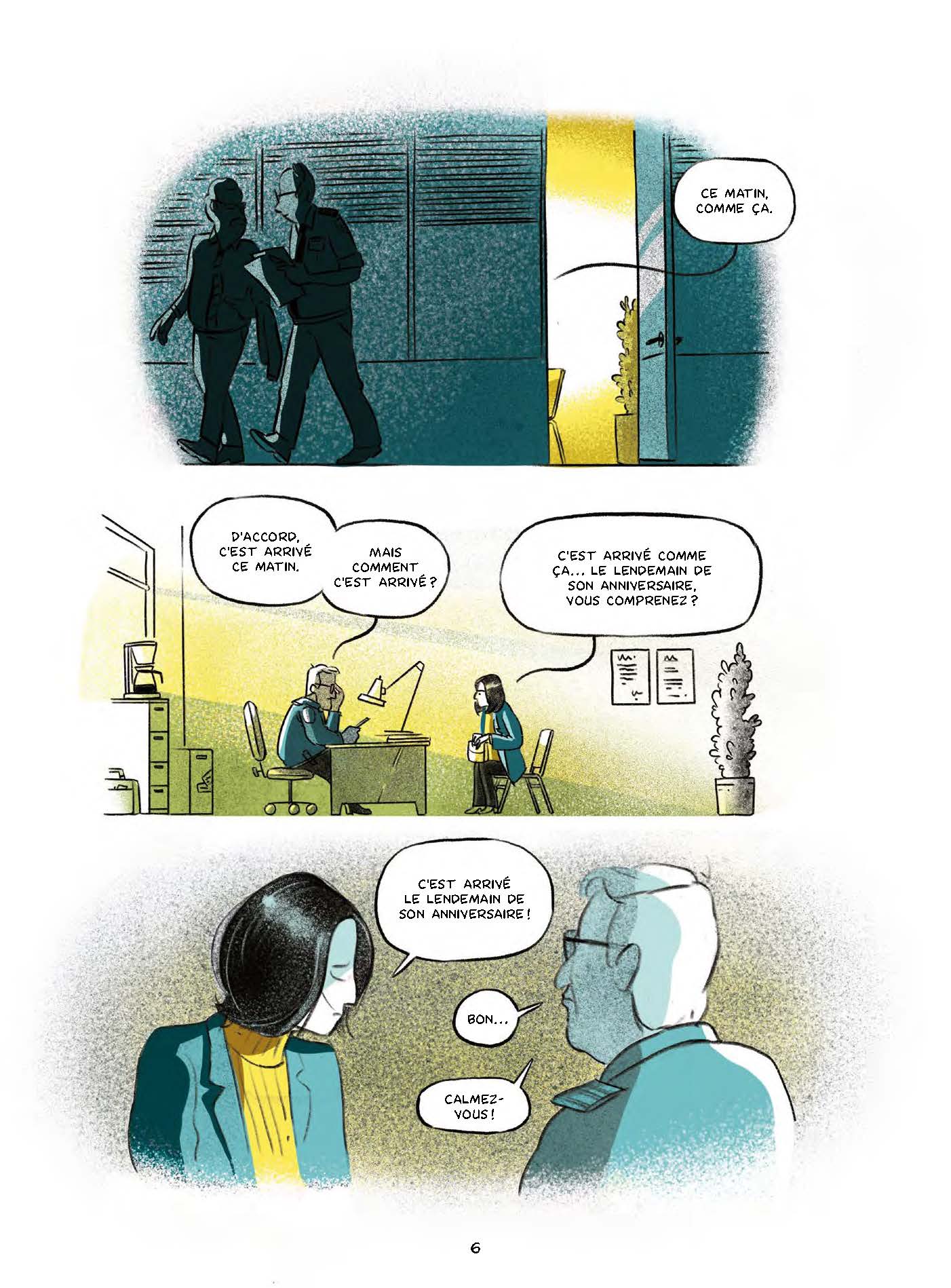 Extrait n°3 de la bd Le garçon au visage disparu par Pierre Lecrenier