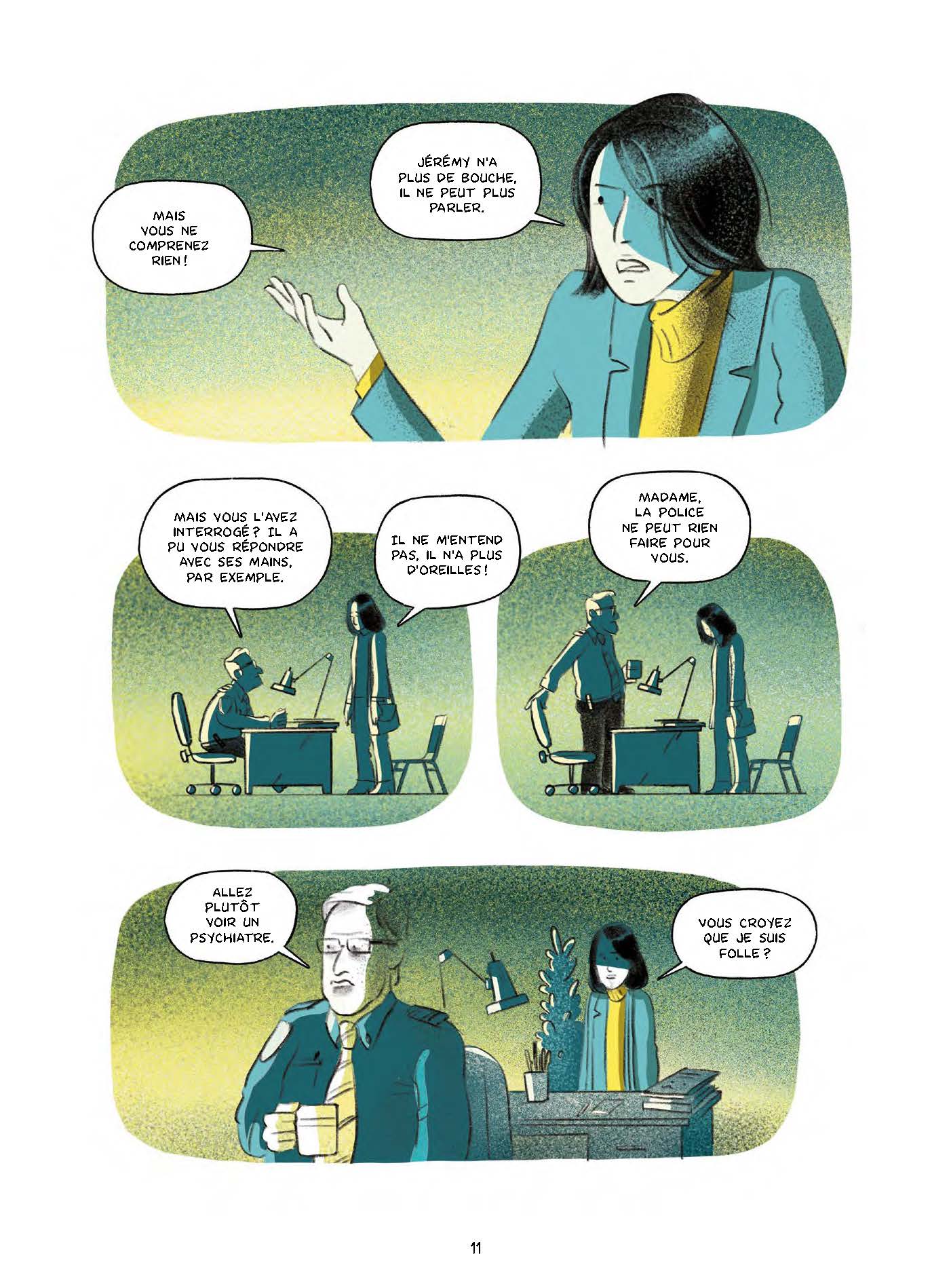 Extrait n°8 de la bd Le garçon au visage disparu par Pierre Lecrenier