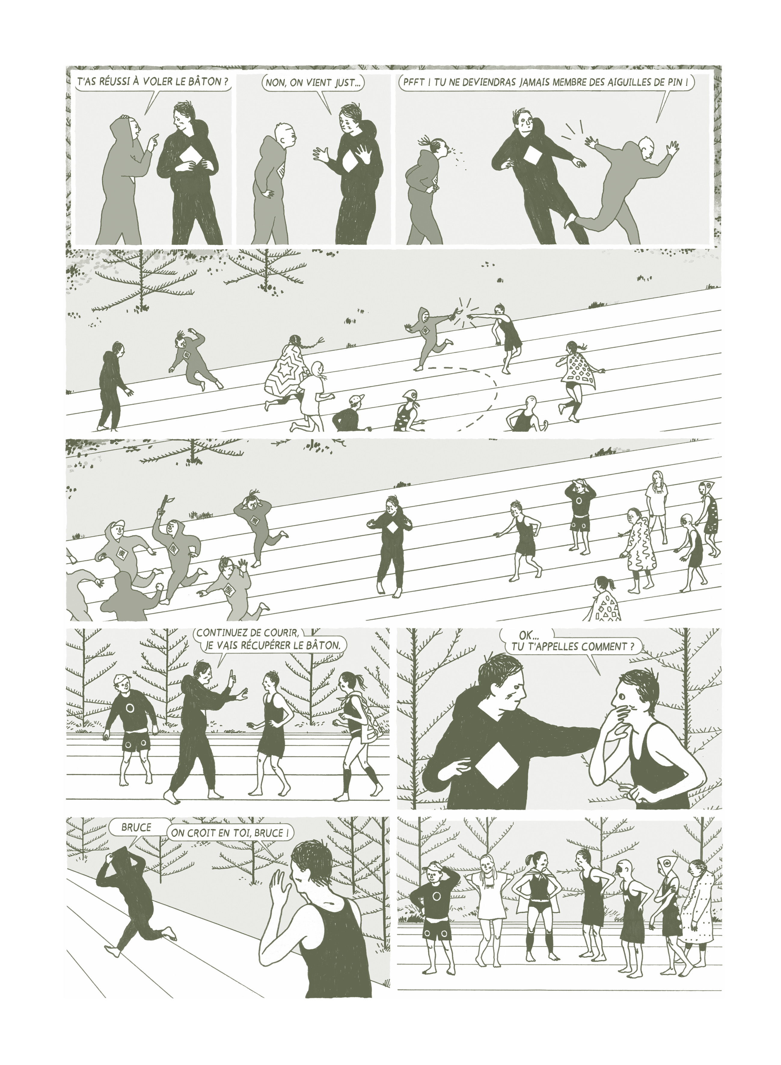 Extrait n°6 du comics Sur la piste par Causland henri Mc