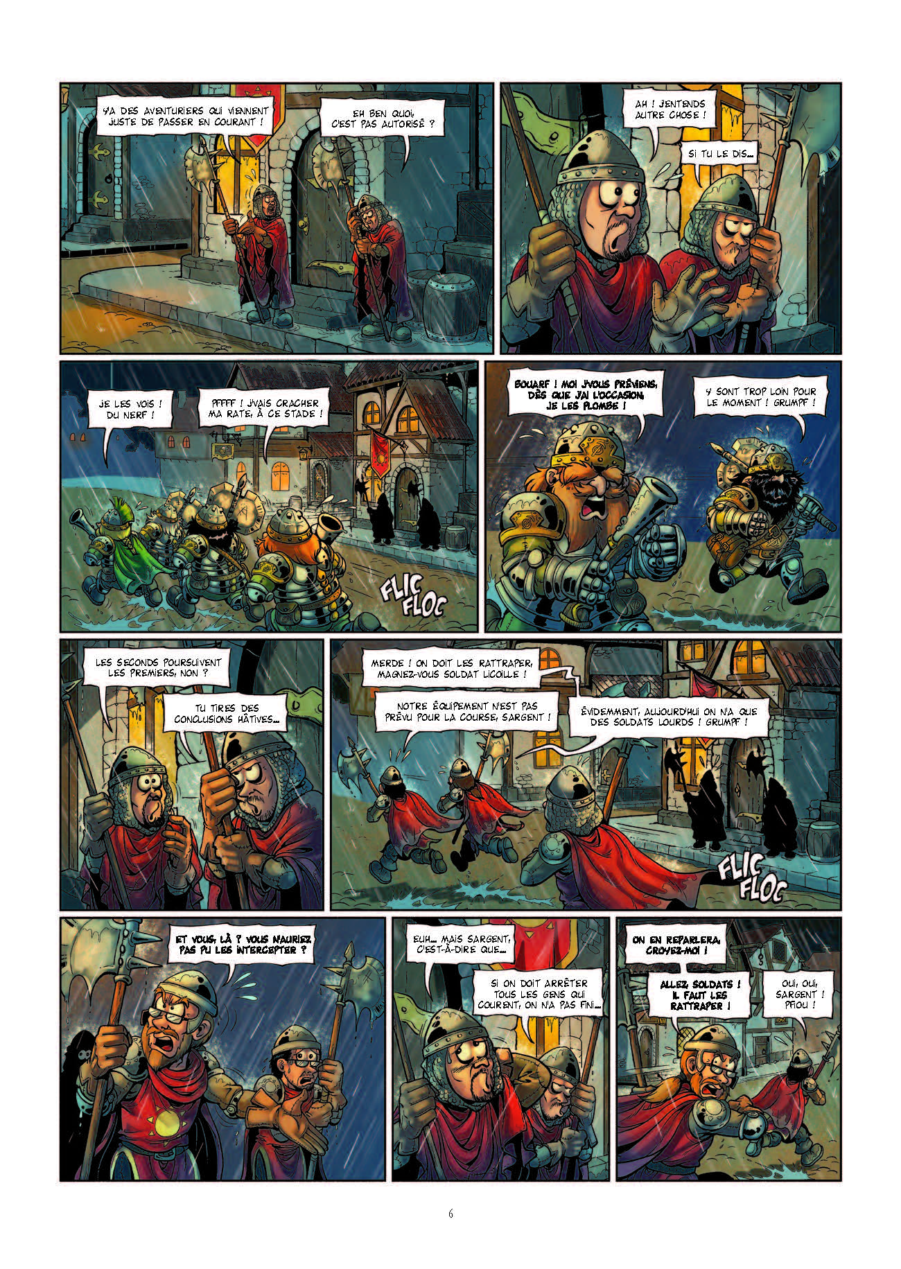 Extrait n°6 de la bd Le Donjon de Naheulbeuk Fiers de Hache par Marion