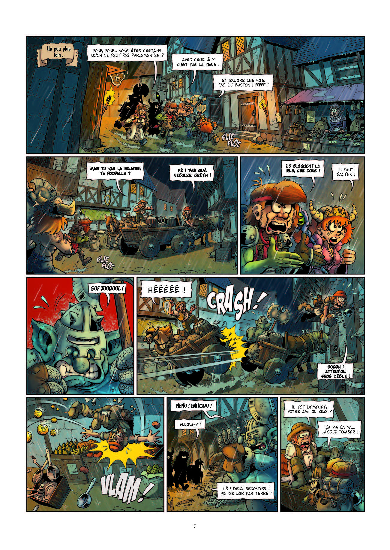 Extrait n°7 de la bd Le Donjon de Naheulbeuk Fiers de Hache par Marion