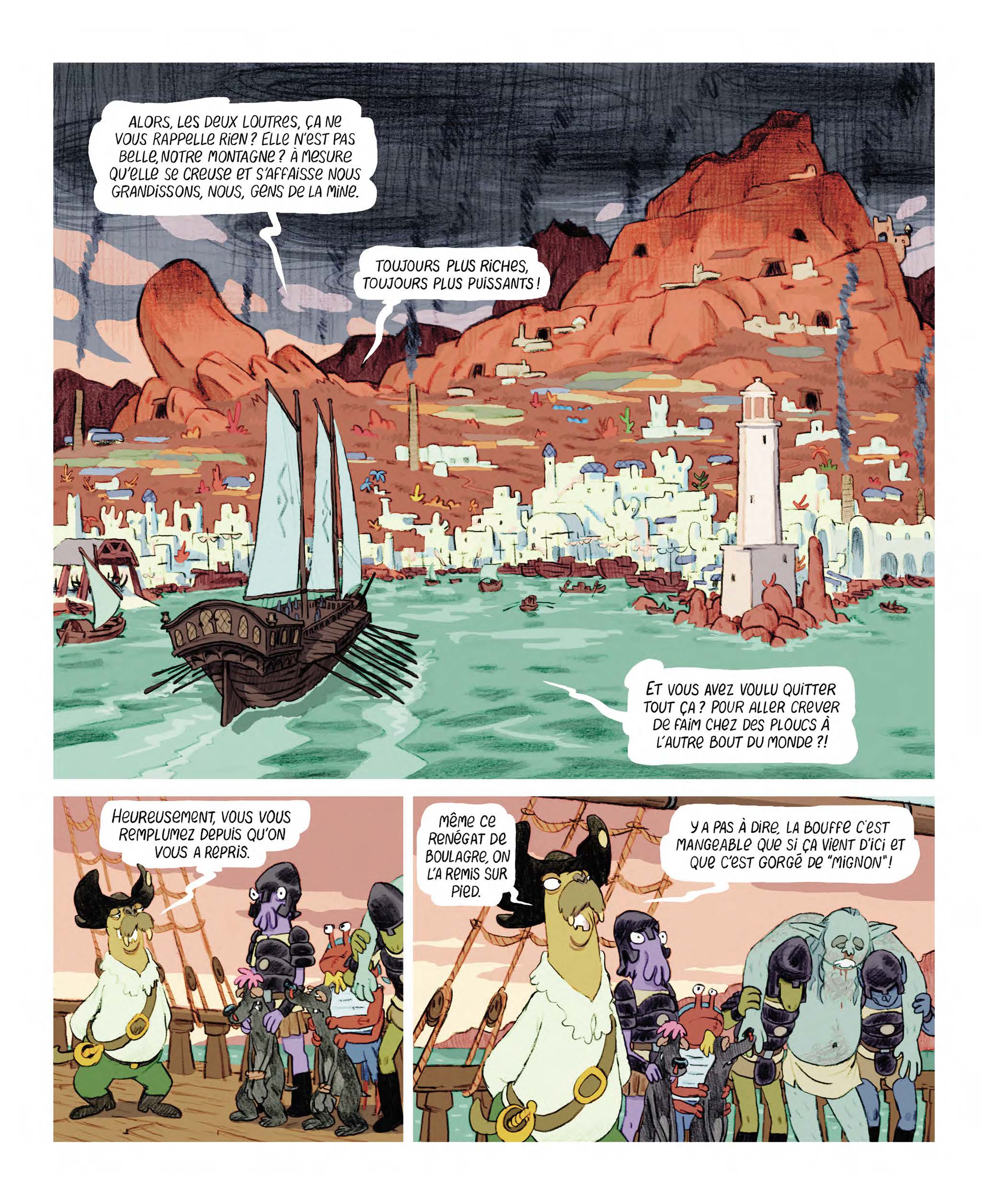 Extrait n°6 Les Affamés 2 - Hum et Wouaf et la triste mine - Le retour d'hum et wouaf dans les mines de mignon par Jean-Emmanuel Vermot-Desroches