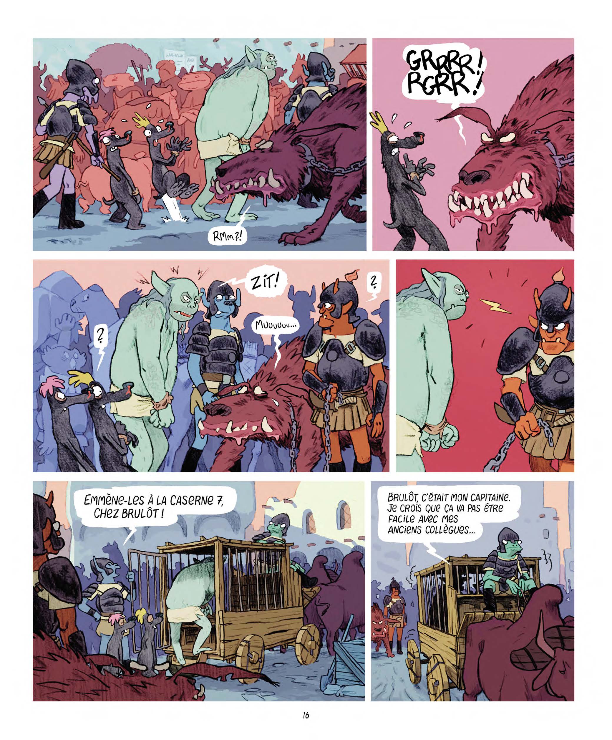 Extrait n°8 Les Affamés 2 - Hum et Wouaf et la triste mine - Le retour d'hum et wouaf dans les mines de mignon par Jean-Emmanuel Vermot-Desroches
