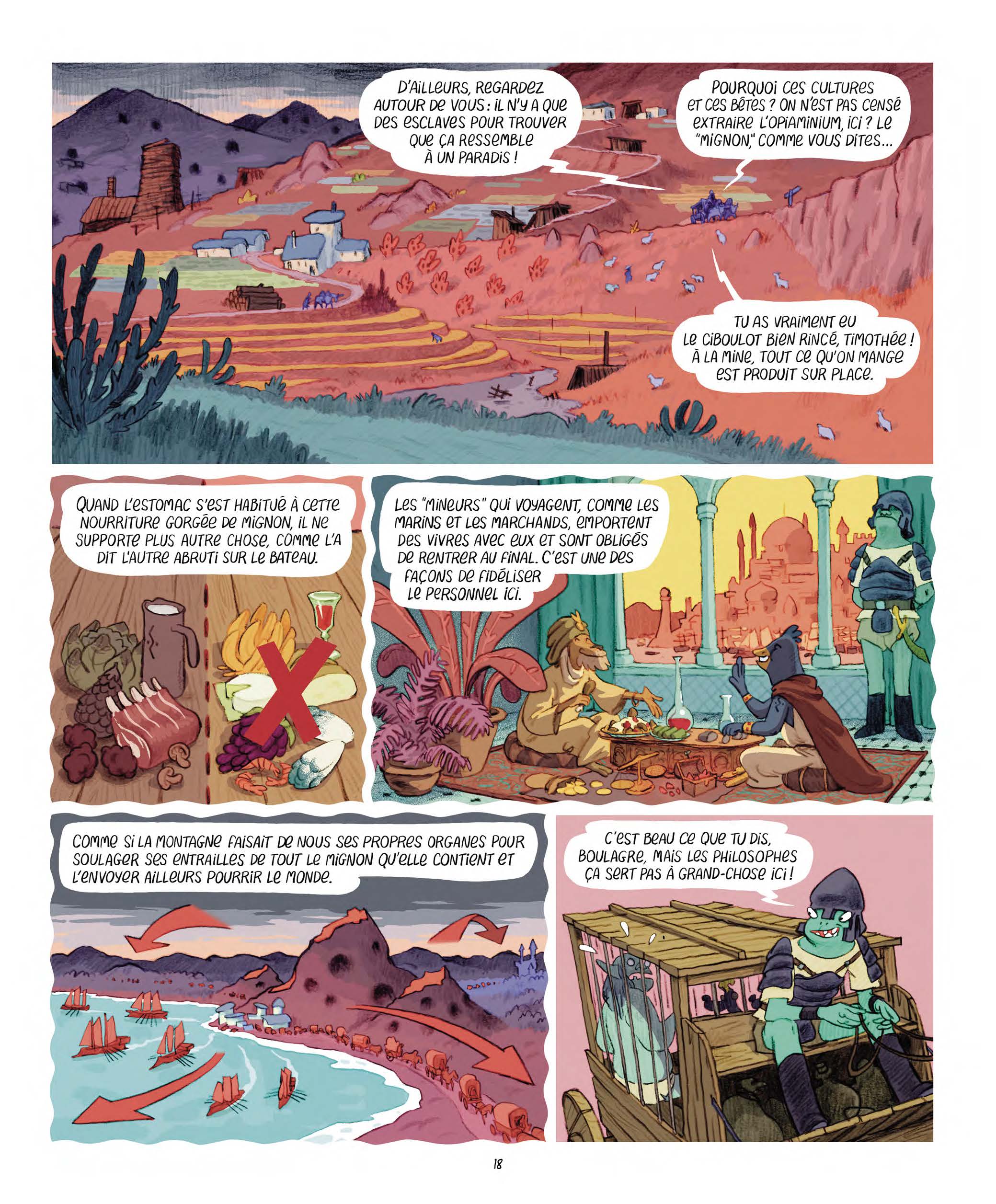 Extrait n°10 Les Affamés 2 - Hum et Wouaf et la triste mine - Le retour d'hum et wouaf dans les mines de mignon par Jean-Emmanuel Vermot-Desroches