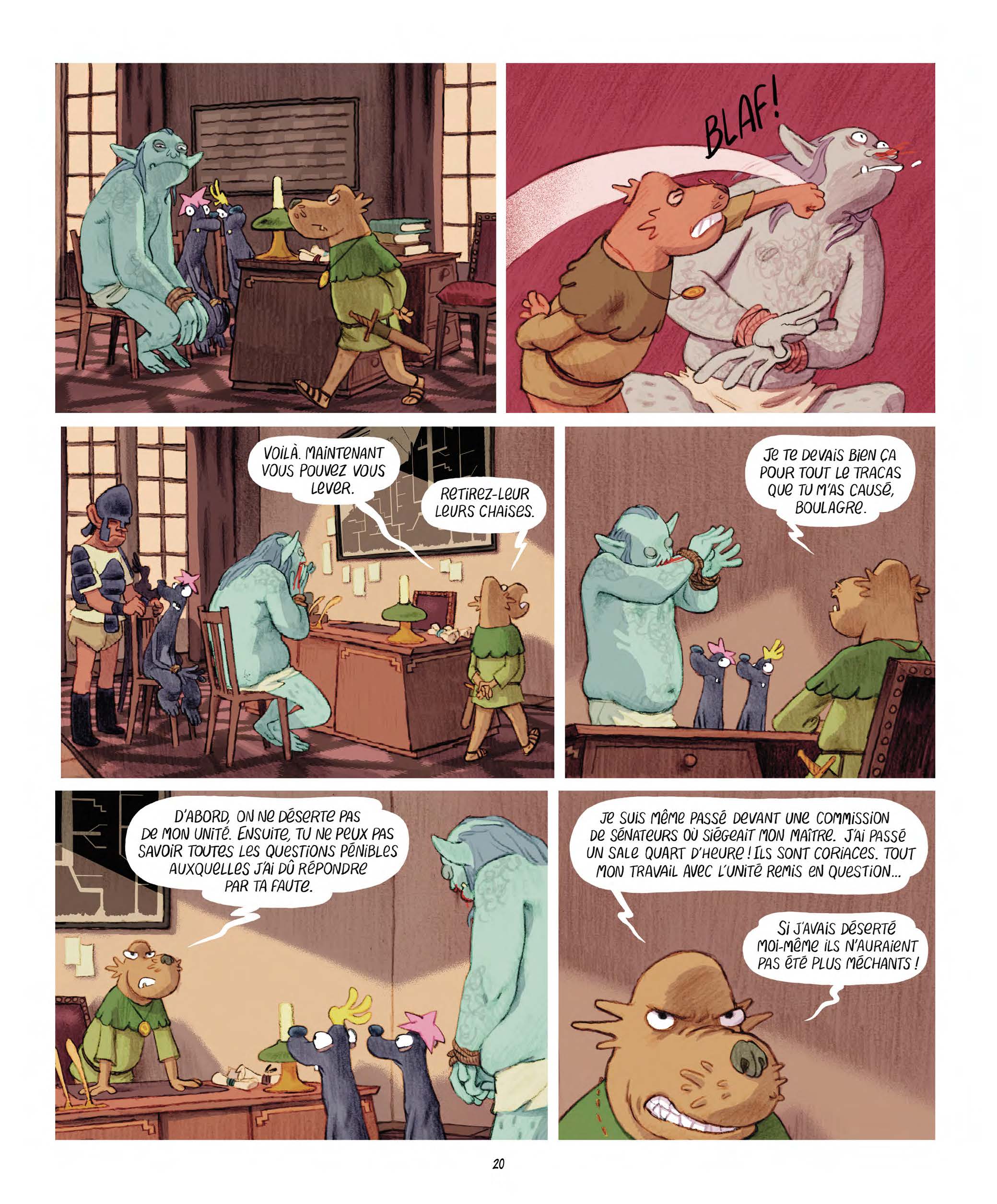 Extrait n°12 Les Affamés 2 - Hum et Wouaf et la triste mine - Le retour d'hum et wouaf dans les mines de mignon par Jean-Emmanuel Vermot-Desroches