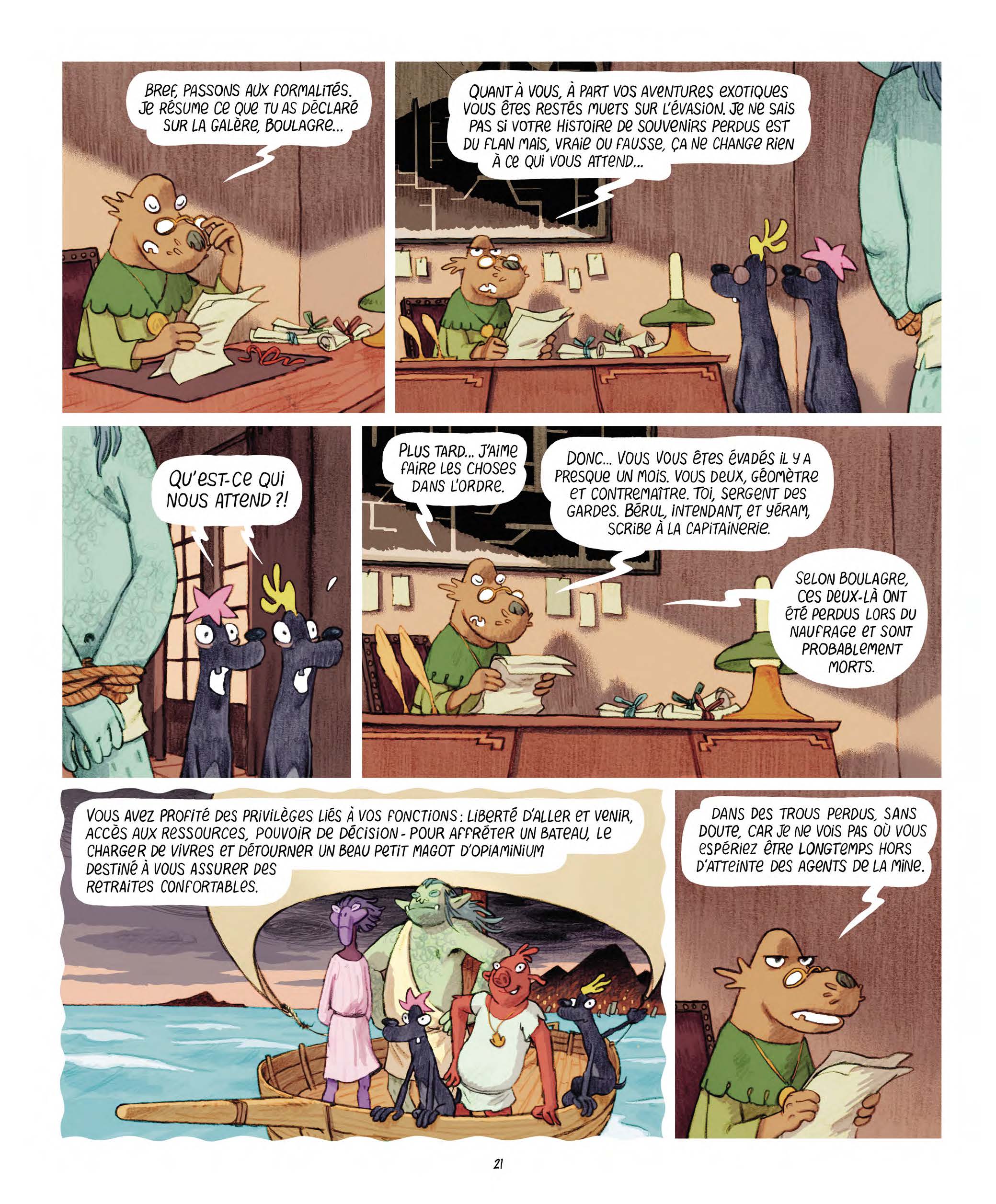 Extrait n°13 Les Affamés 2 - Hum et Wouaf et la triste mine - Le retour d'hum et wouaf dans les mines de mignon par Jean-Emmanuel Vermot-Desroches