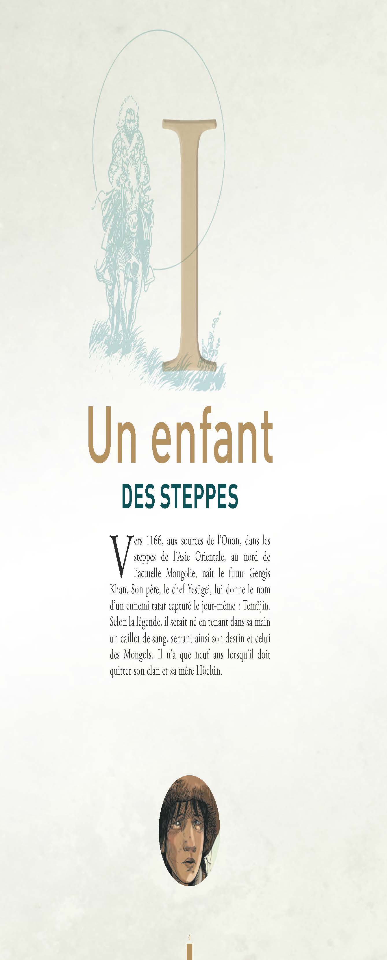 Extrait n°2 de la bd Gengis Khan et l'empire Mongol - 48HBD 2021 par Collectif