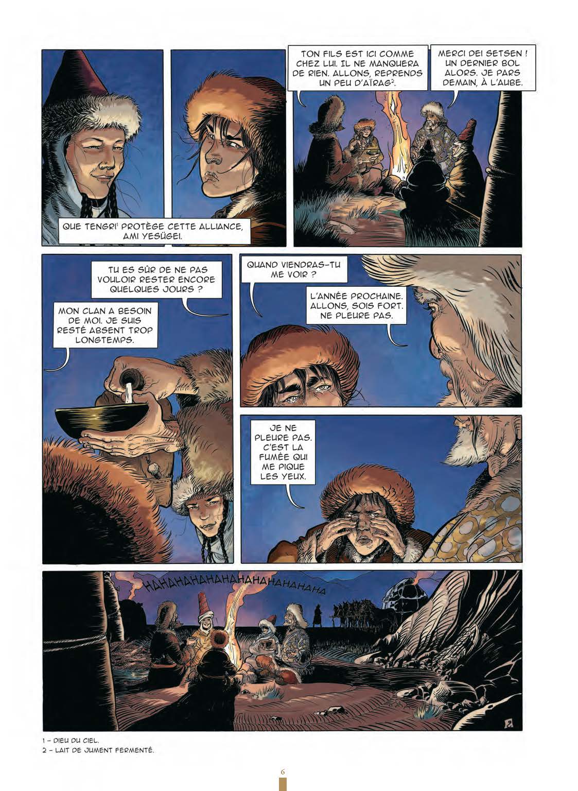 Extrait n°4 de la bd Gengis Khan et l'empire Mongol - 48HBD 2021 par Collectif