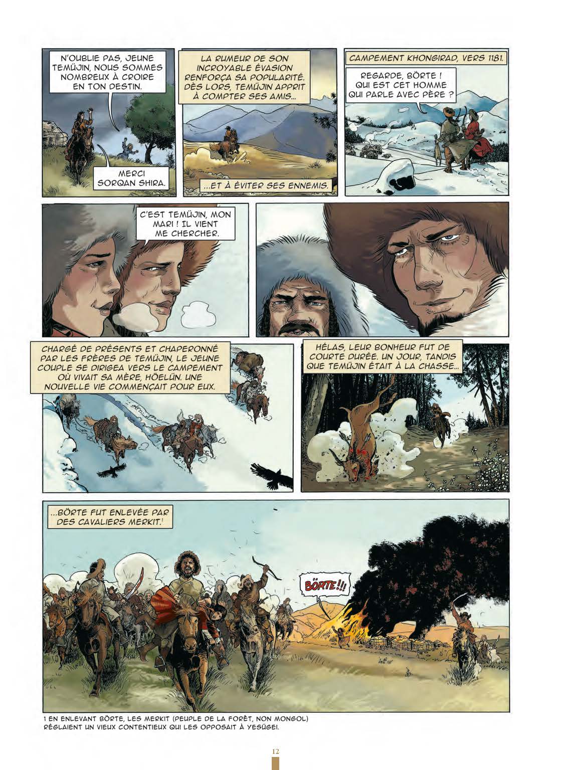 Extrait n°10 de la bd Gengis Khan et l'empire Mongol - 48HBD 2021 par Collectif
