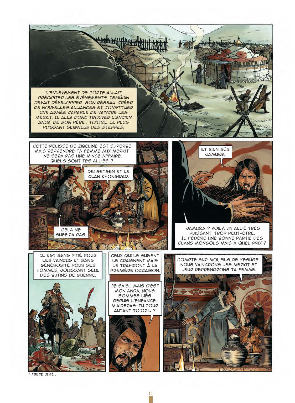 Extrait n°11 de la bd Gengis Khan et l'empire Mongol - 48HBD 2021 par Collectif