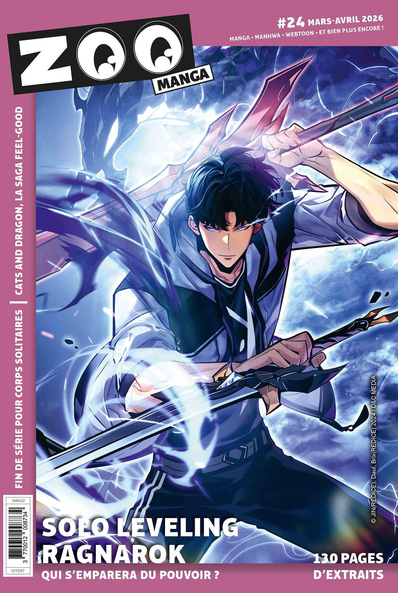  Zoo manga - T.24 Solo Leveling Ragnarok