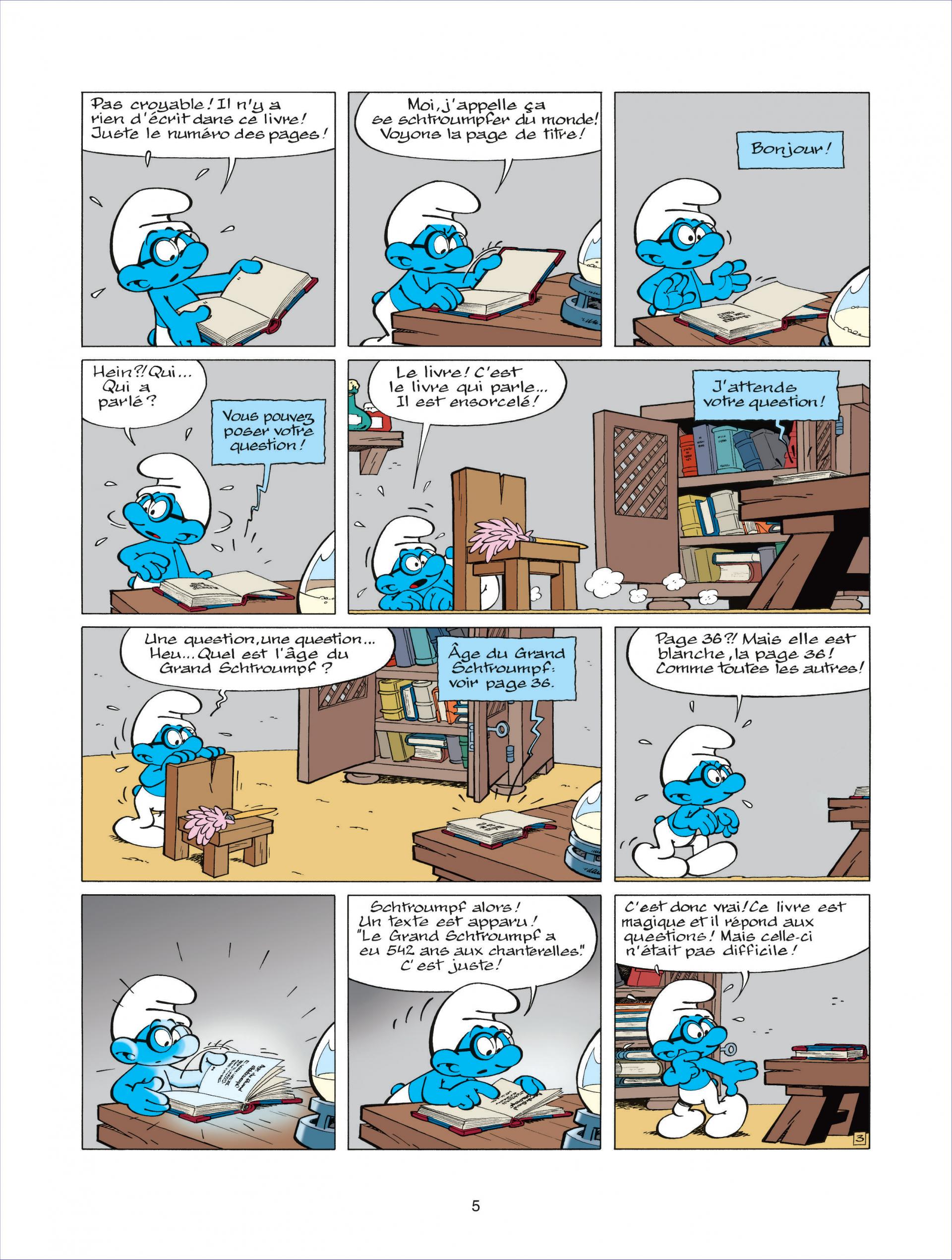 Les Schtroumpfs et le livre qui dit tout