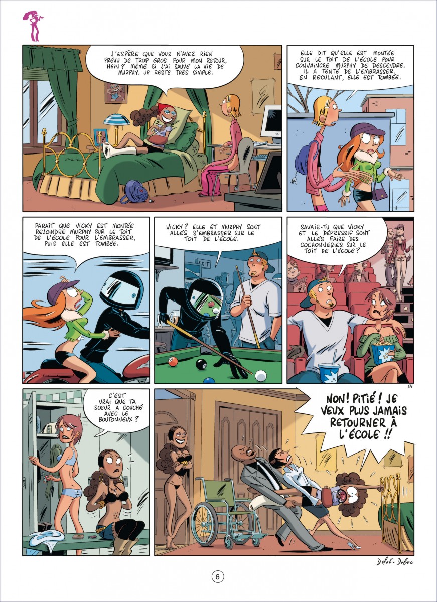 Extrait n°2 de la bd tome 3 par Delaf