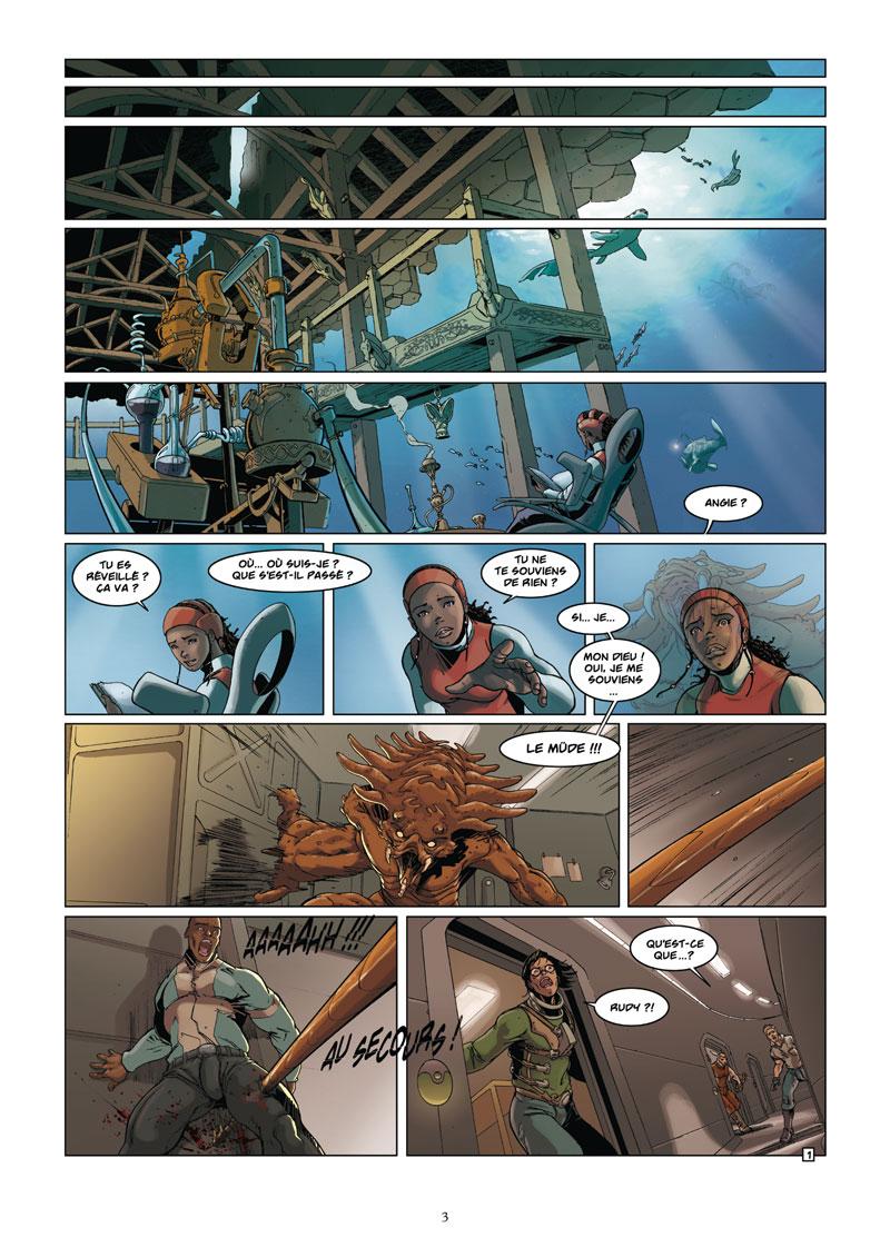 Extrait n°1 de la bd tome 3 par Sébastien Vastra