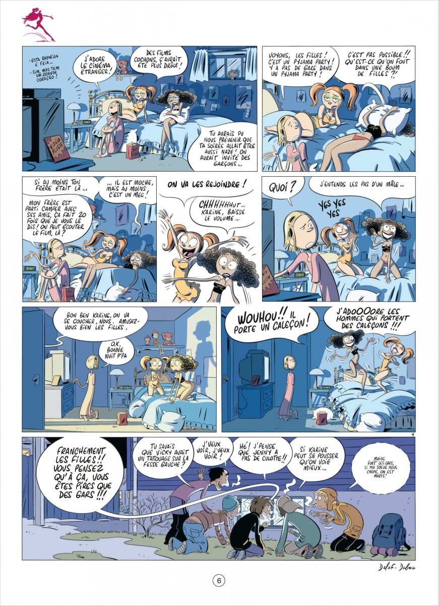 Extrait n°1 de la bd tome 1 par Delaf