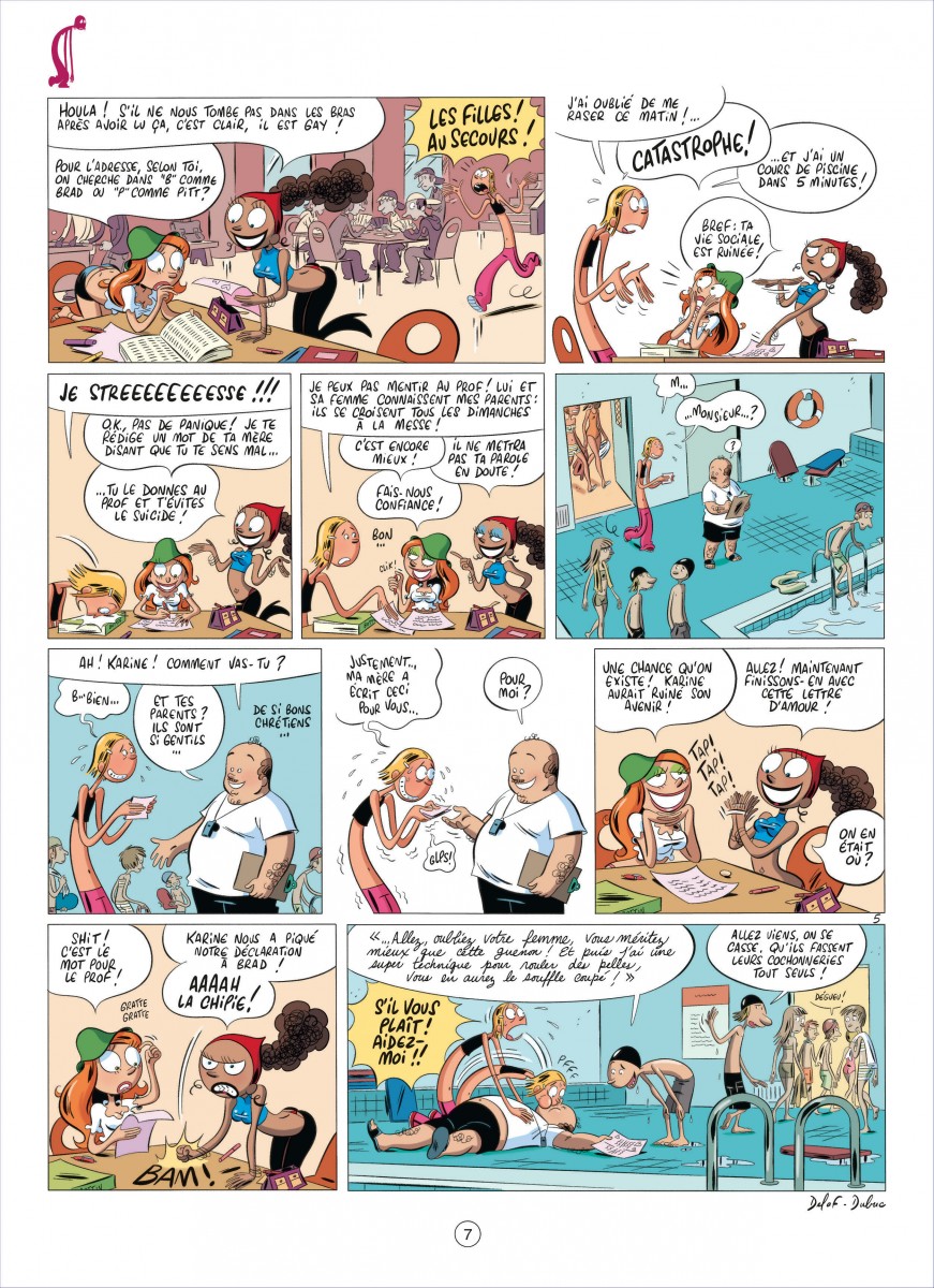 Extrait n°3 de la bd tome 1 par Delaf