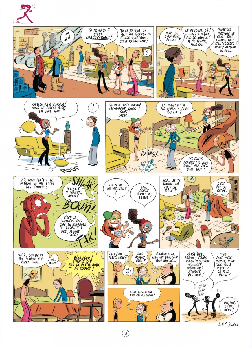 Extrait n°4 de la bd tome 1 par Delaf