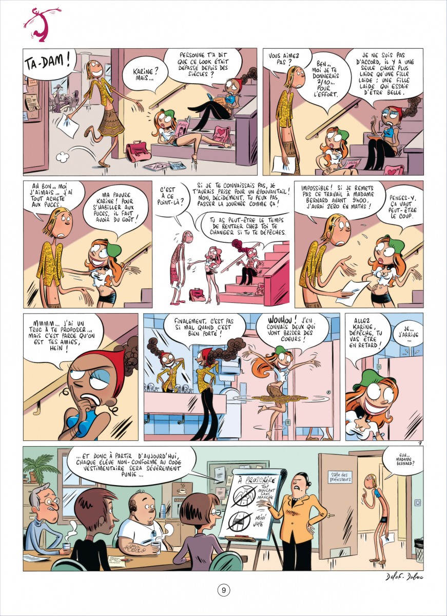 Extrait n°5 de la bd tome 1 par Delaf