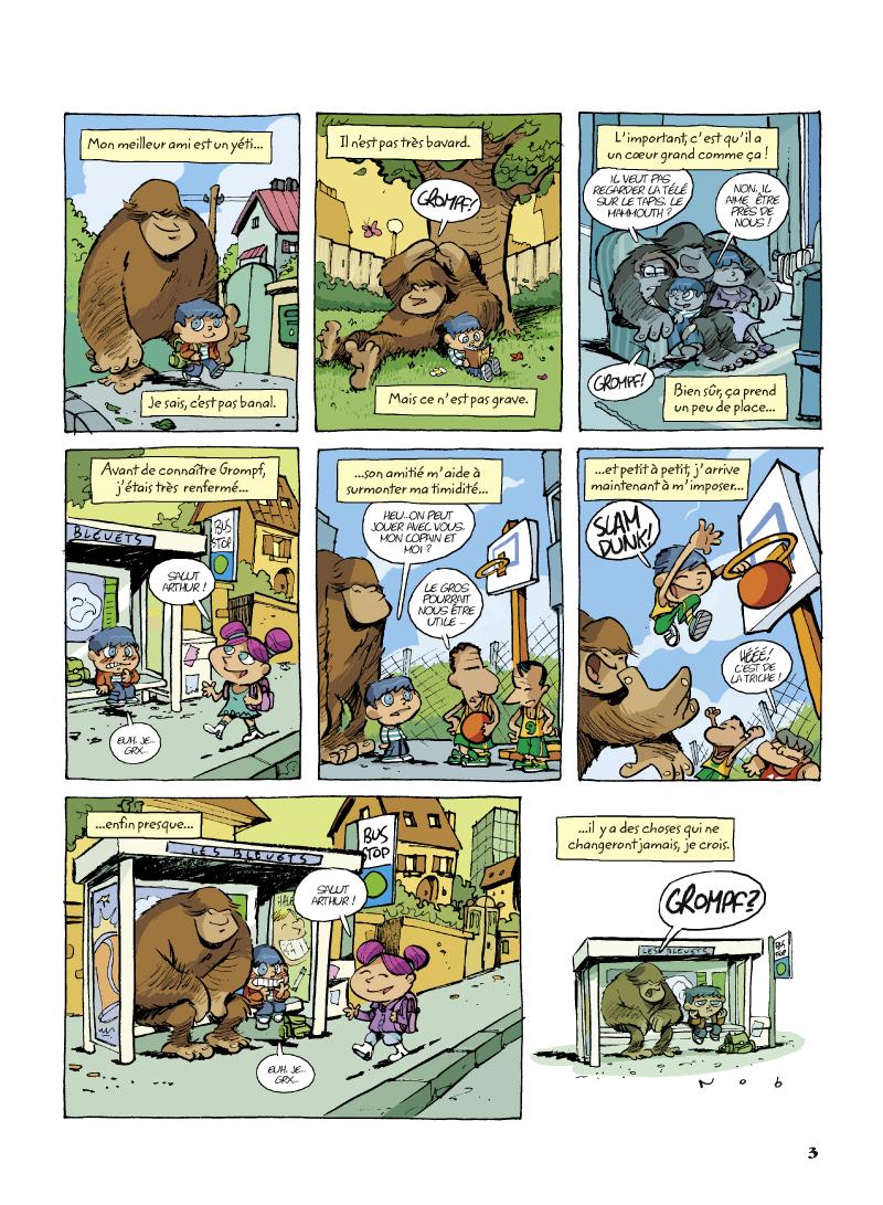 Extrait n°1 de la bd tome 3 par Nob