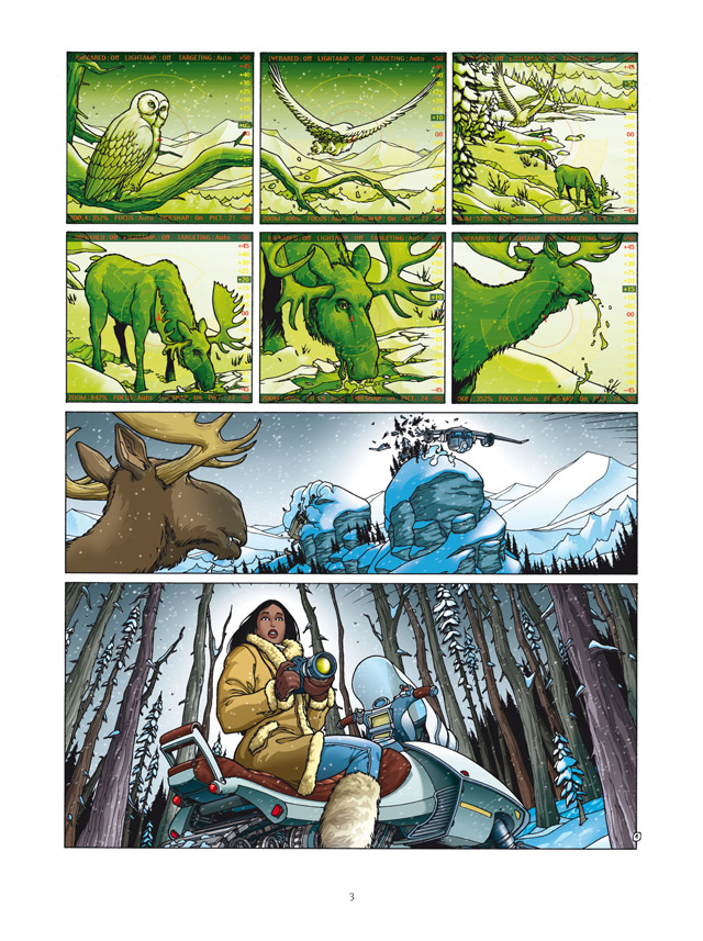 Extrait n°1 de la bd par Daniel Pecqueur