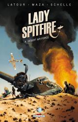 couverture de l'album Lady Spitfire T.4 - Desert Air Force
