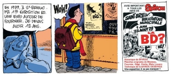 Dans l'atelier de Fournier 2 Fournier, personnage haut en couleur, est le papa des auteurs de BD bretons, qu'il a formé dans son atelier à Rennes.