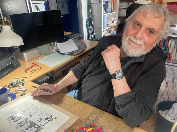 Dans l'atelier de Fournier T.1 Jean-Claude Fournier dans son atelier
