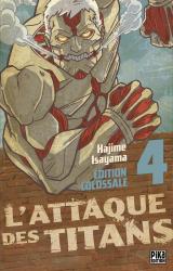 couverture de l'album L'Attaque des Titans T.4 Edition Colossale