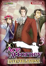 page album Ace Attorney Investigations T.3