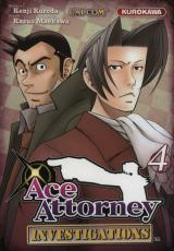 page album Ace Attorney Investigations T.4