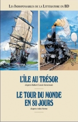 couverture de l'album L'île au trésor / Le tour du monde en 80 jours