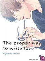 couverture de l'album The proper way to write love